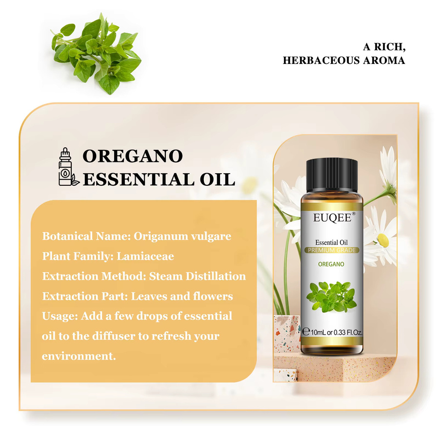 EUQEE Oregano-Vetiveröl, 10 ml, ätherisches Öl - Bild 2