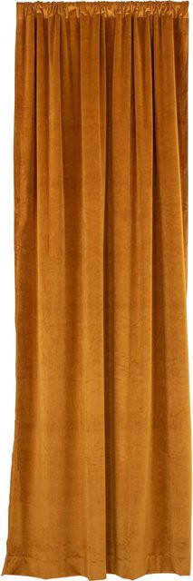 OBI Vorhang Set mit Tunnelzug in Senfgelb, 2er-Set, Blackout, Breite: 135 cm, Höhe: 250 cm - Bild 1