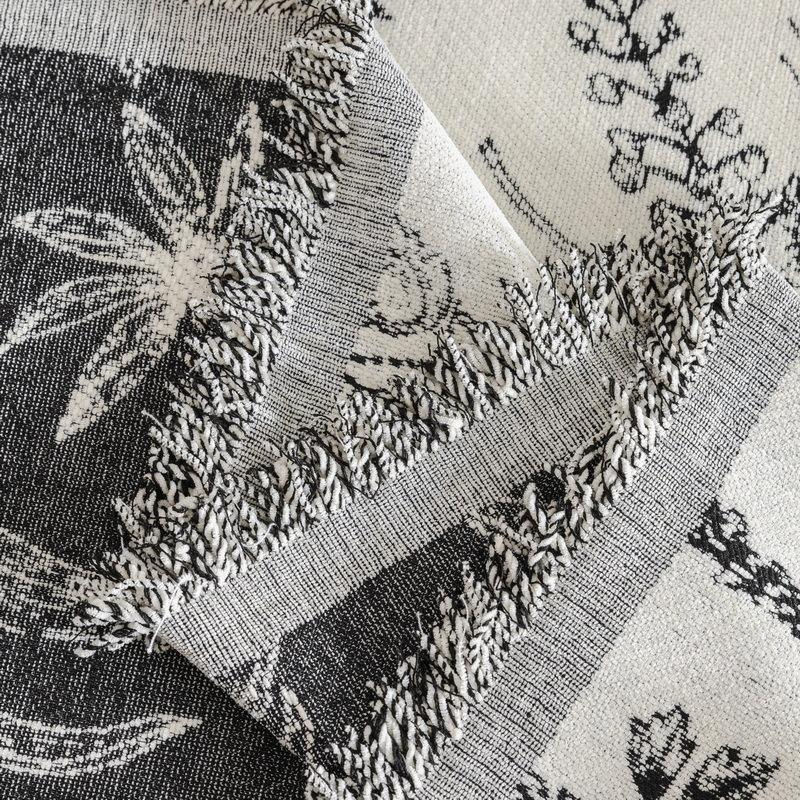 Super Six Chenille Sofabezug in Grau mit Plüsch-Effekt, B/T: 180 x 130 cm - Bild 3