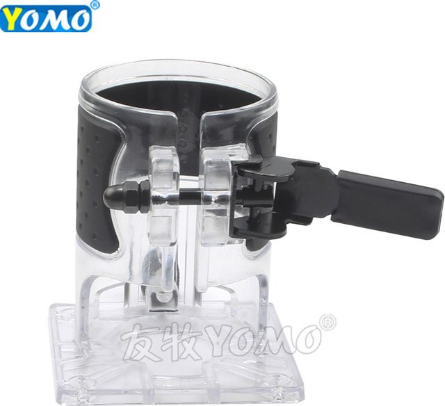 Trimmer Basis aus Kunststoff für Makita elektrische Trimmer Maschinen zur Holzbearbeitung, transparent - Bild 1