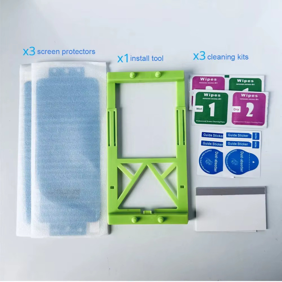 3er-Set Keramik-Displayschutzfolie für Realme GT7 Pro, GT 6 T, Neo6 SE und GT5 Pro, transparent, inklusive Installationsset - Bild 5