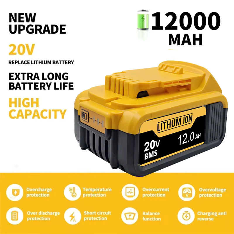 DeWalt 20V Lithium-Ionen-Akku 3Ah Gelb Ersatzakku für Elektrowerkzeuge DCB203 DCB206 DCB205 DCB204 DCB200 DCD805 - Bild 2