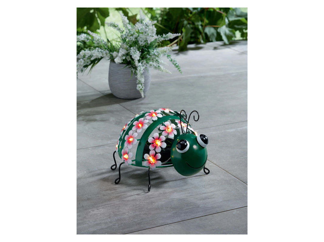 LIVARNO HOME Solar LED Grashüpfer aus Metall für den Garten - Bild 4
