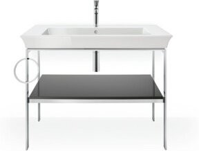 Duravit Waschtisch-Konsole White Tulip in White, B/T/H: 98,4 x 45,0 x 76,0 cm - Bild 1
