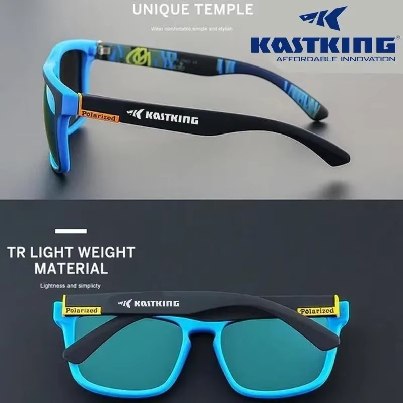 KASTKING Sonnenbrille, Vollrand, Kunststoff, polarisiert, Unisex, red, black - Bild 3