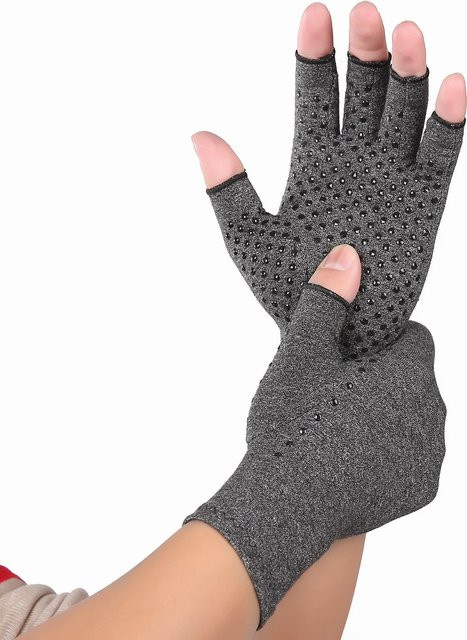 Fezrgea Klebehandschuhe in Grau, elastisch und rutschfest für den industriellen Arbeitsschutz - Bild 1