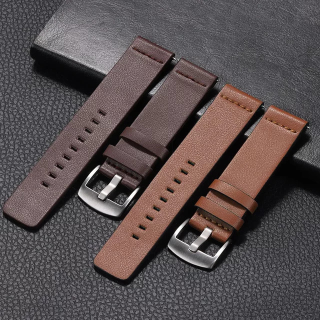 nxalp Uhrenarmband Leder, Unisex - Bild 1