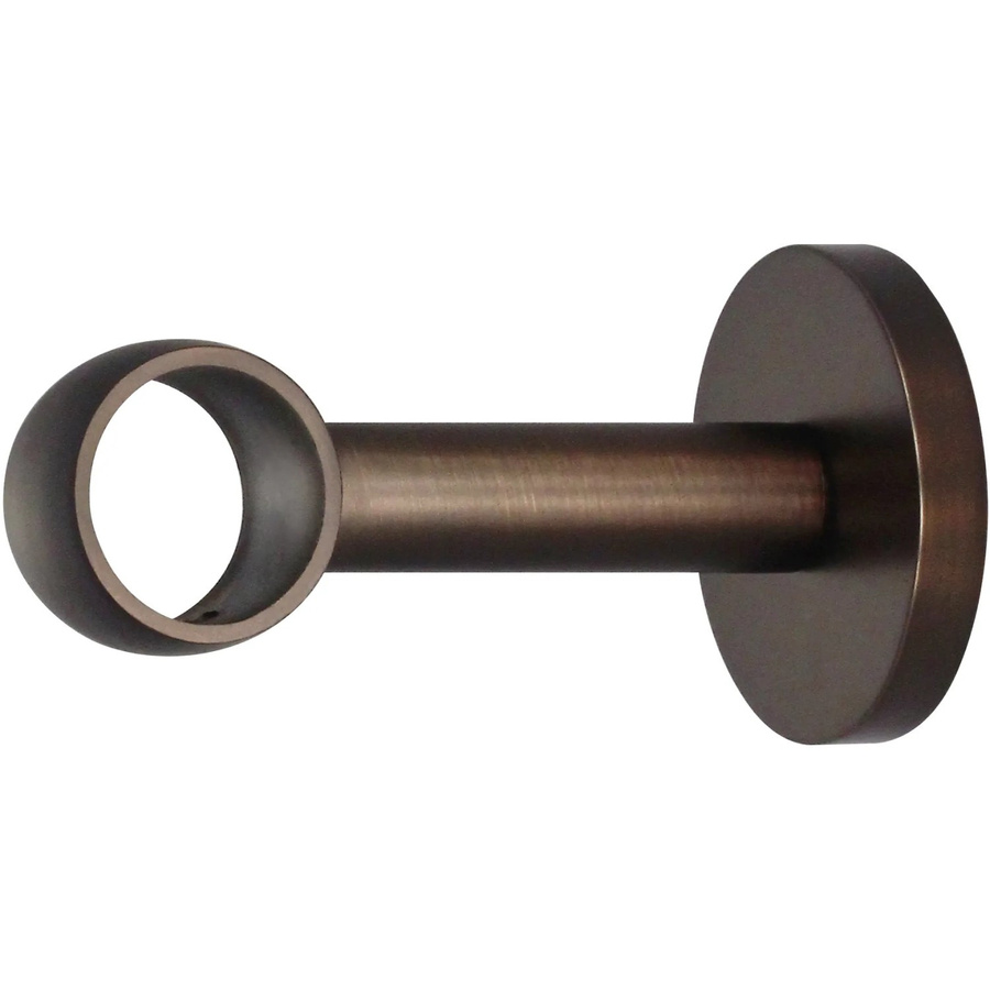 Mydeco Gardinenstangen-Halterung aus Metall in Bronze, Wandmontage, Durchmesser: 2,5 cm, Abstand: 8 cm - Bild 2