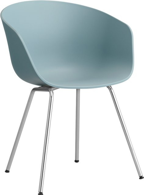 HAY About A Chair AAC 26 mit Armlehnen in Blau aus Polypropylen und Stahl - Bild 1