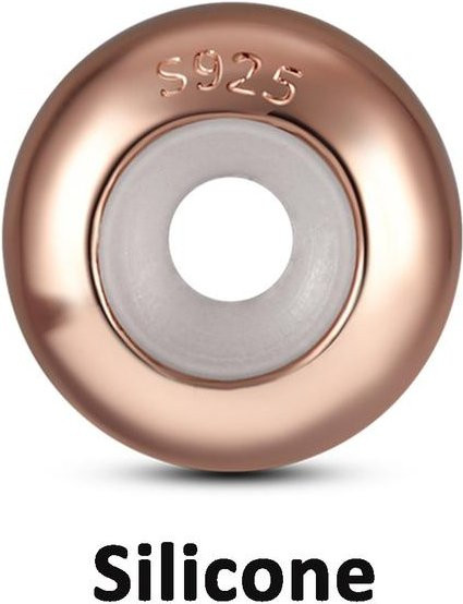 Lily there Spacer Stopper Clip Charms, 925 Silber, Damen - Bild 1