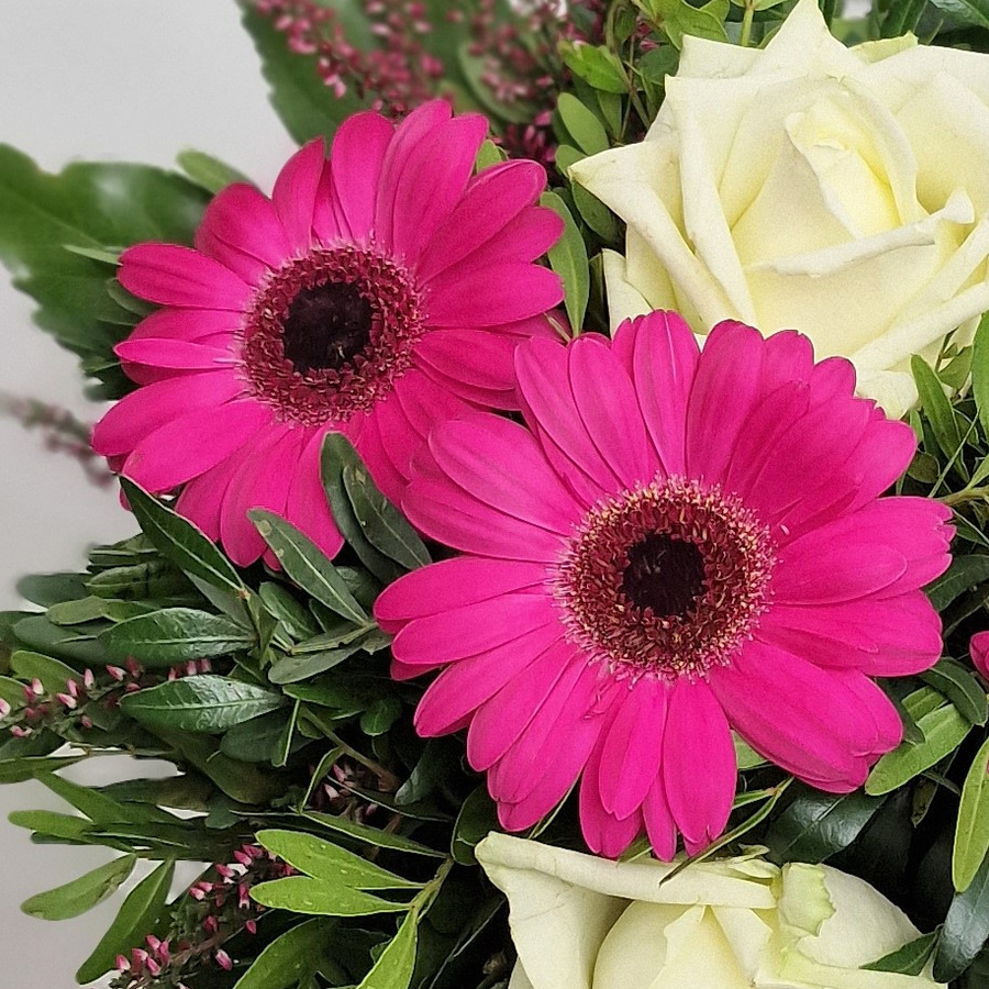Kleinod Blumenstrauß Gerbera Rose Mixed Multicolor - Bild 3