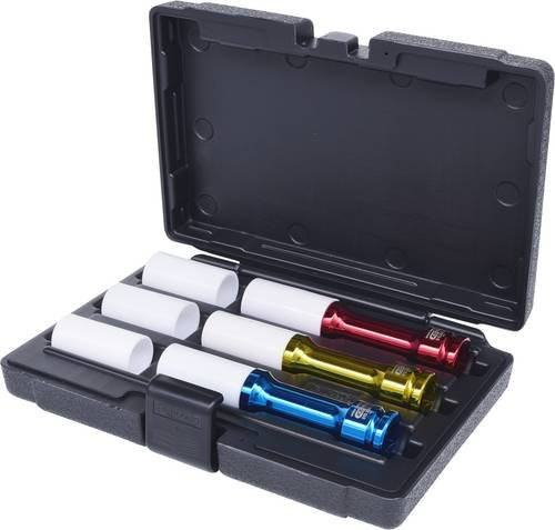 KS Tools Alu Kraft-Stecknuss-Satz 1/2 Zoll, 6-teilig, Chrome-Molybdän - Bild 1