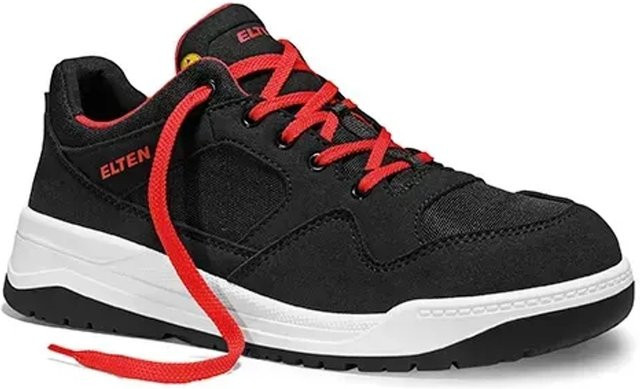 Elten Sicherheitshalbschuh Maverick Black Low ESD S3 in Schwarz, Größe 41 - Bild 1