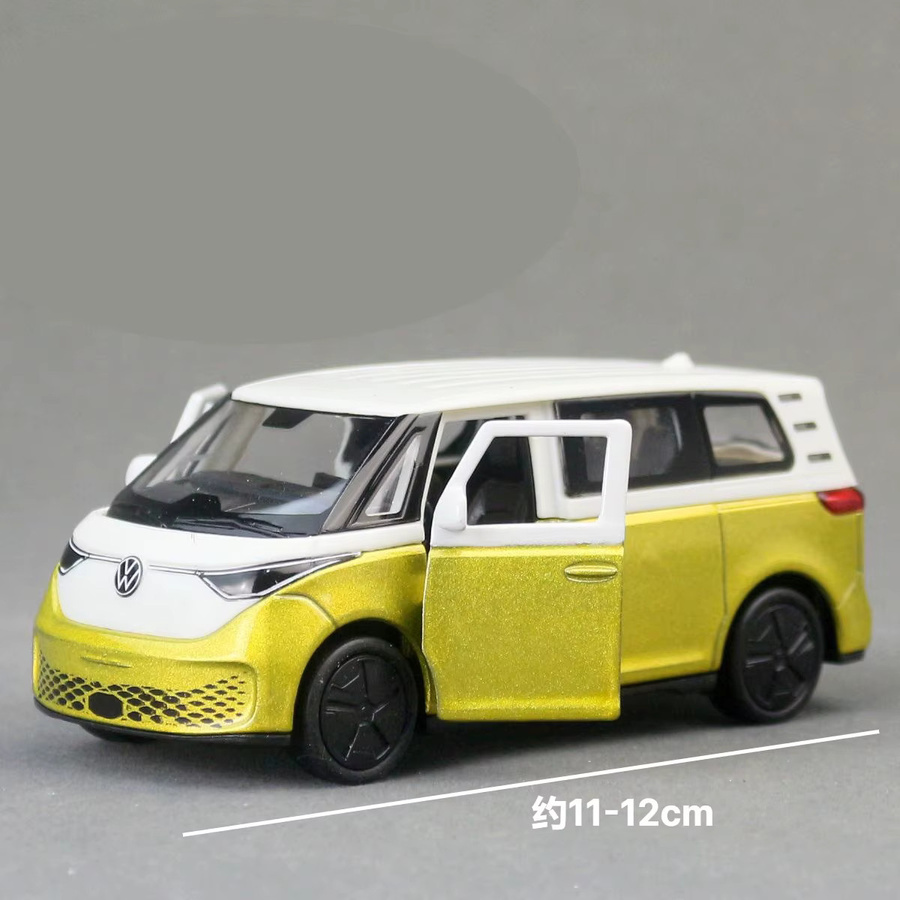 Welly Volkswagen ID BUZZ, Automodell, 1:36, Metall, Gelb - Bild 2