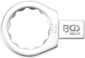 BGS Einsteck-Ringschlüssel 22 mm in Silber mit 9 x 12 mm Aufnahme - Bild 1