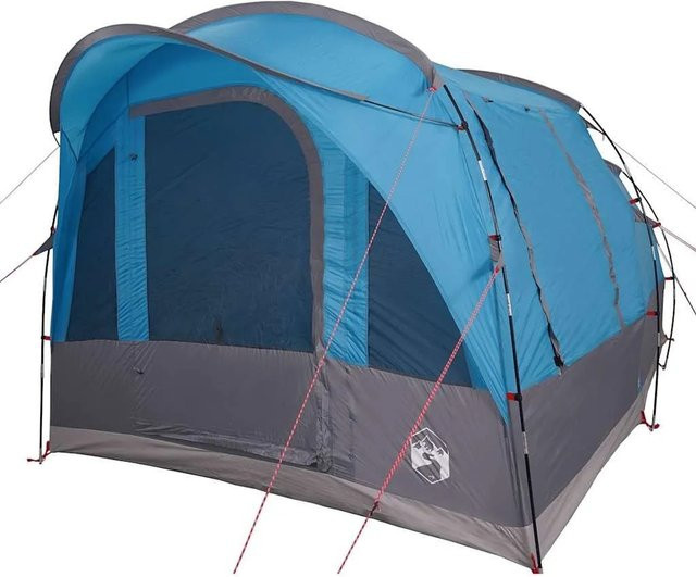 Furnicato Campingzelt Tunnelzelt Blau B/T/H: 400 x 260 x 210 cm - Bild 1