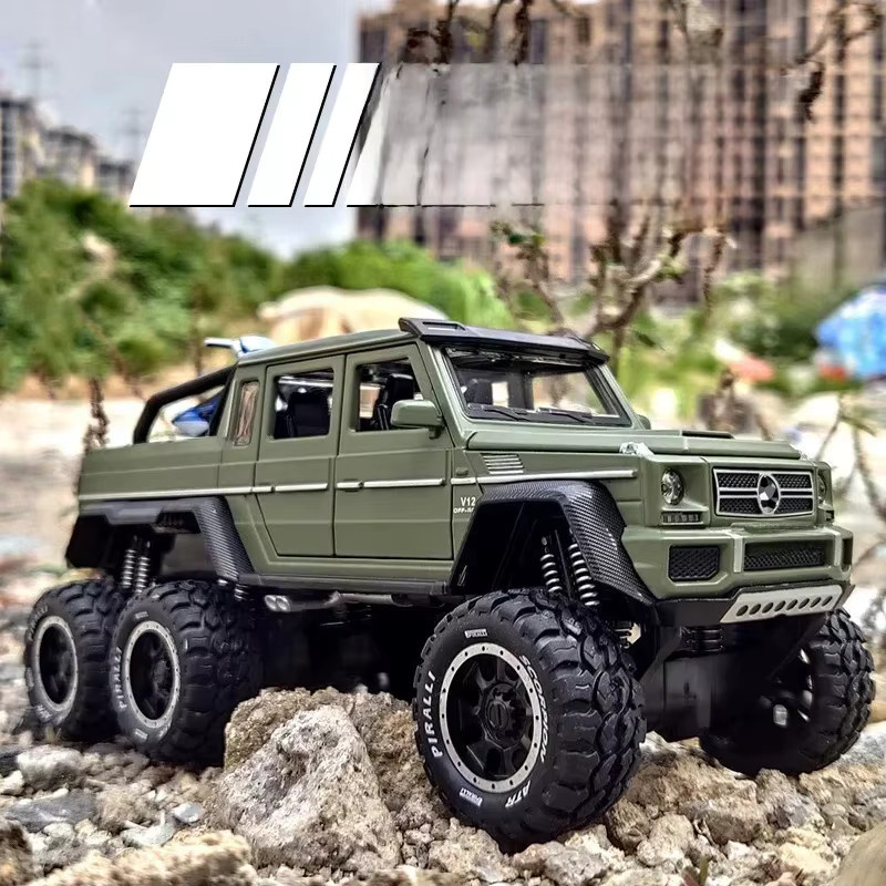 Maisto g63 6 x6 amg, Offroad-Fahrzeug, 1:28, Metall, Automodell - Bild 6