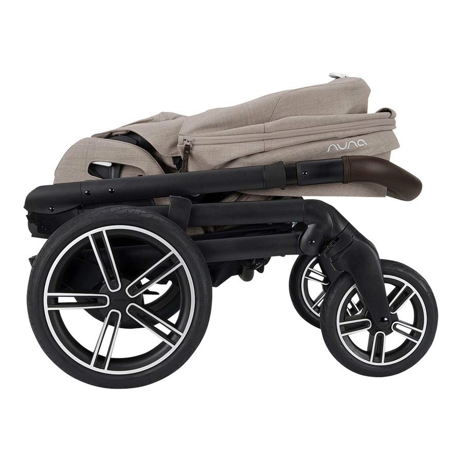 Nuna Kinderwagen MIXX next Kombikinderwagen in Beige mit Schwenkrädern und Regenverdeck - Bild 2