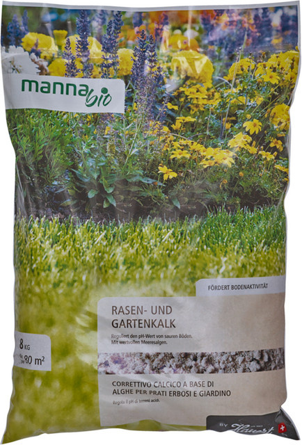 Manna Bio Garten- und Rasenkalk als gekörnter Magnesiumkalk, 8 kg - Bild 1