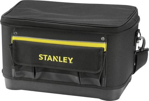 Stanley Werkzeugtasche aus Nylon mit Dokumentenfach in Schwarz, B: 44,7 cm, T: 26,2 cm, H: 25,1 cm - Bild 1