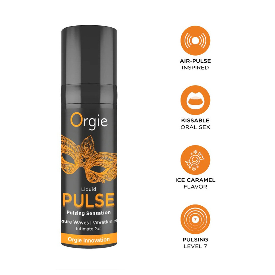 Orgie Liquid Pulse Stimulationsgel, Ice-Caramel-Aroma - Bild 4