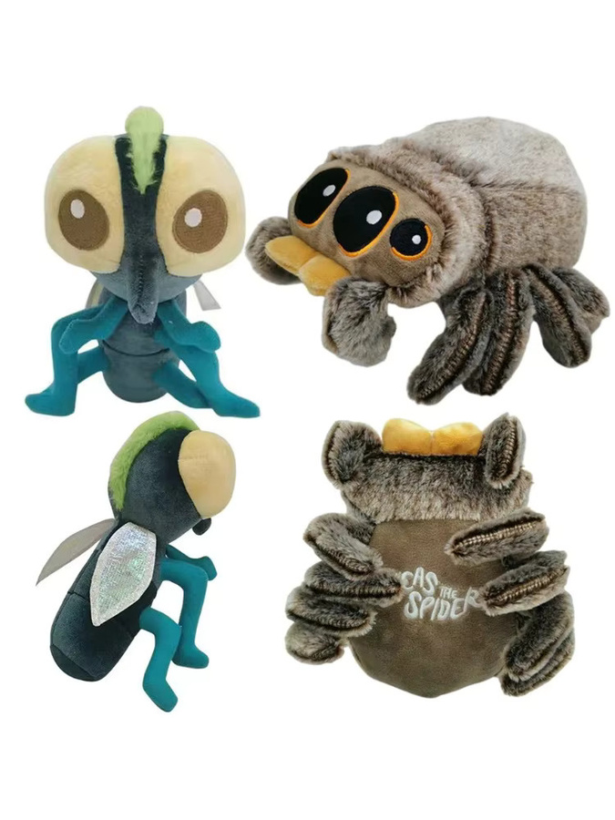 Bandai Spinne Kleine Fliege, Plüschtiere, Schwarz - Bild 3