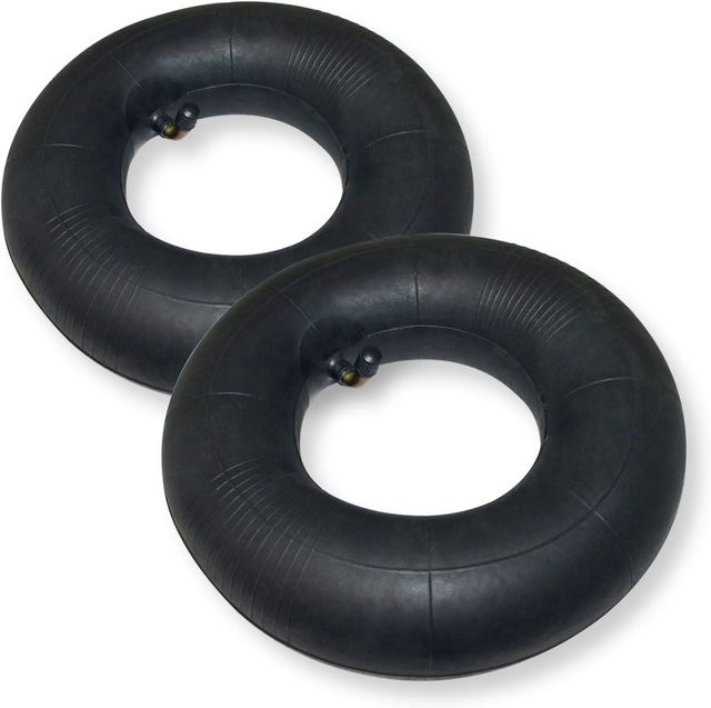 Wiltec Standard Schlauch Reifen 2.80/2.50-4 Schwarz für Schubkarren und Sackkarren (2 Stück) - Bild 1