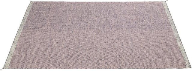 Muuto Ply Teppich in Pink, rechteckig, gewebt aus Wolle im skandinavischen Design - Bild 1