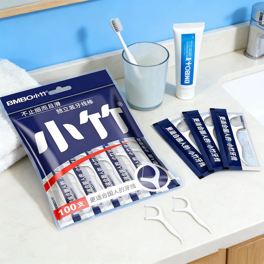 BMBO Zahnseide-Sticks, Unisex - Bild 4
