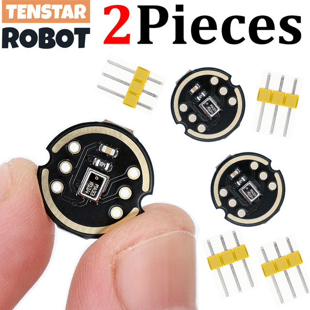 TNESTAR 2 Stück MS3625 Omnidirektionales Mikrofonmodul mit I2S-Schnittstelle, kompatibel mit INMP441, Schwarz, hohe Präzision für ESP32 - Bild 1