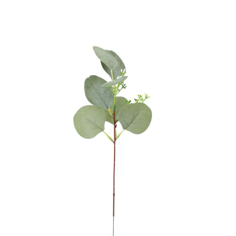 XIAOYINMO Künstliche Eukalyptus Blätter aus Seide in Grün für Hochzeitsdekoration und Blumenarrangements - Bild 2