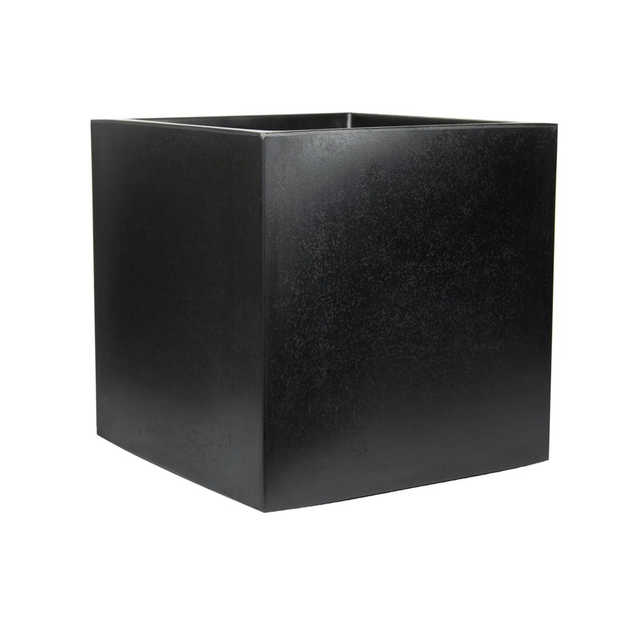 VidaAtHome.de Pflanzkübel QUBO 60 in Schwarz aus Kunststoff - Bild 2