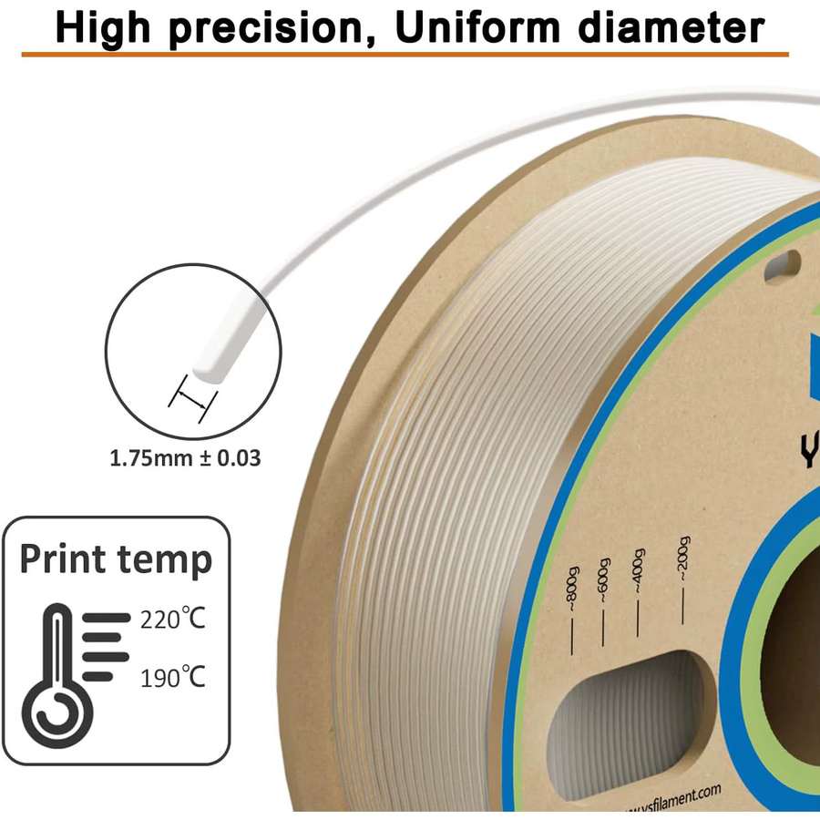 Filajoy3D TPU 95A 3D-Druckfilament 1,75mm Durchmesser Transparent für FDM-Drucke 250g - Bild 2