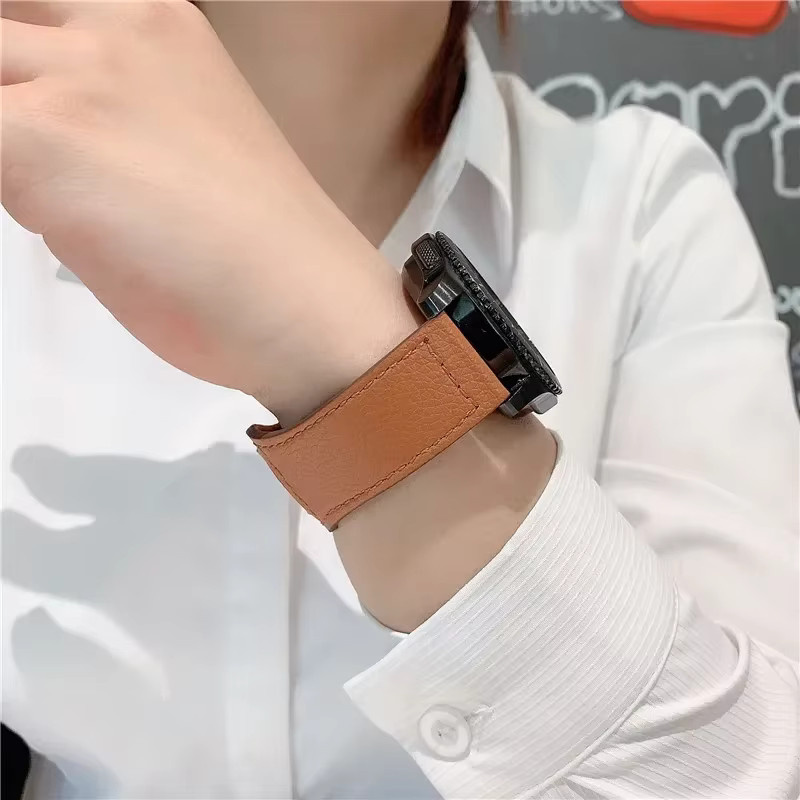 Uhrenarmband Leder, 20mm 22mm, Samsung Galaxy Watch, Huawei Watch GT - Bild 3