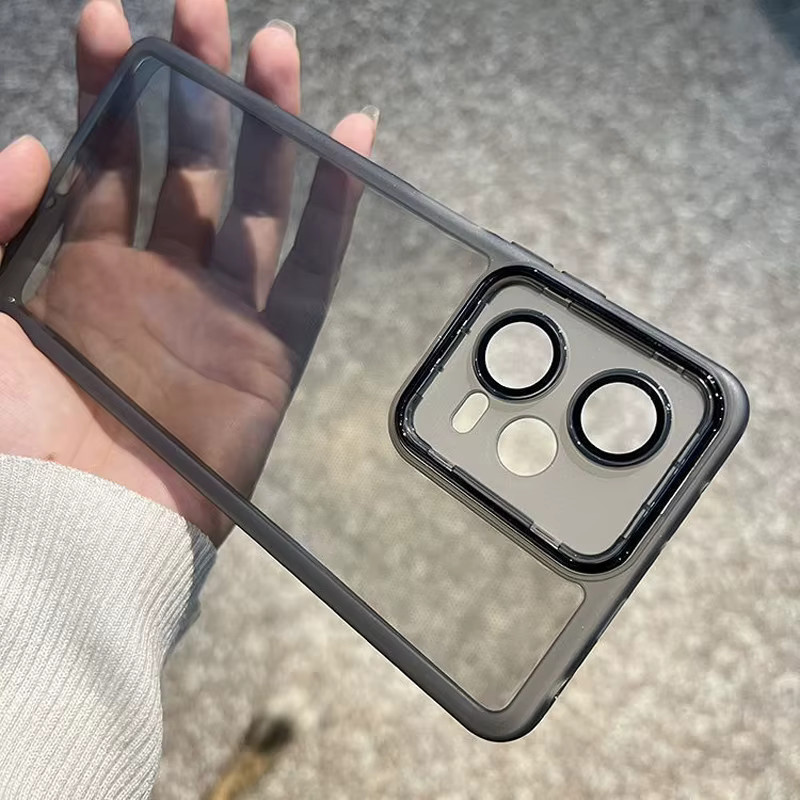 Stoßfeste Silikon Schutzhülle für Xiaomi Poco X5 Pro und POCO X5 in Transparent - Bild 1