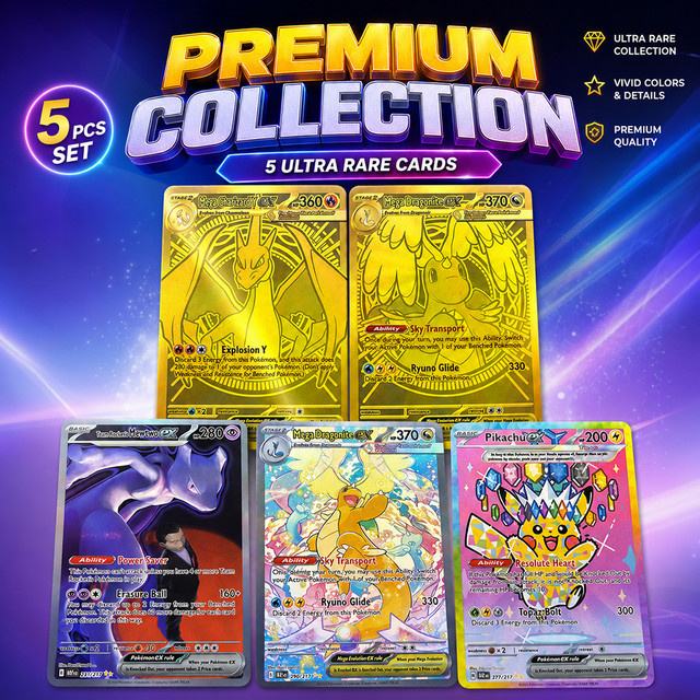 Keeppley DIY Anime PTCG Proxy Sammelkarten, Englisch, Bunt / Mehrfarbig - Bild 1
