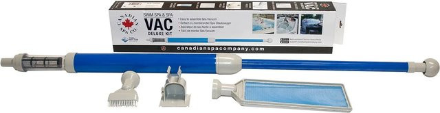 Canadian Spa Whirlpool und Pool Handstaubsauger Set Deluxe in Blau mit 3 Aufsätzen, manuell - Bild 1