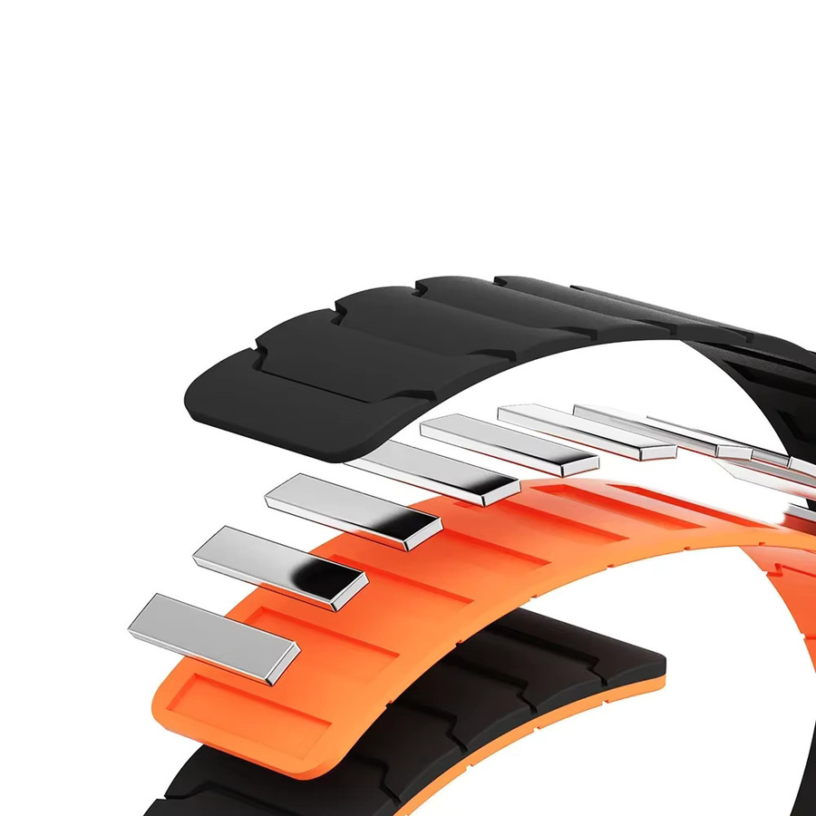 Uhrenarmband Silikon, Magnetisch, für Samsung Galaxy Watch, Huawei Watch GT5/4/3Pro - Bild 2