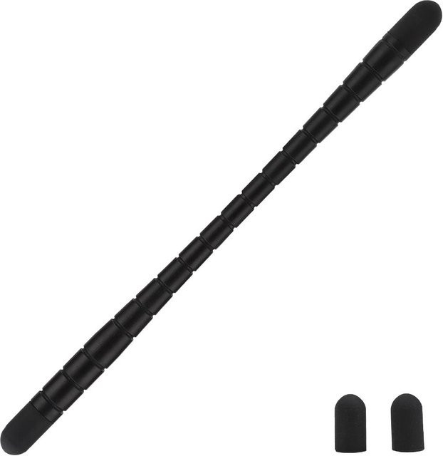 Crystal Doppelkopf Kapazitiver Touchscreen Stylus Stift für Mobiltelefon und Tablet in Schwarz - Bild 1