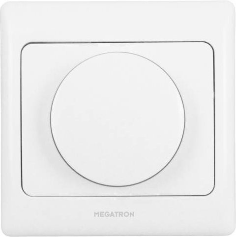 Megatron MT56052 LED-Dimmer in Weiß mit Drehregler - Bild 1