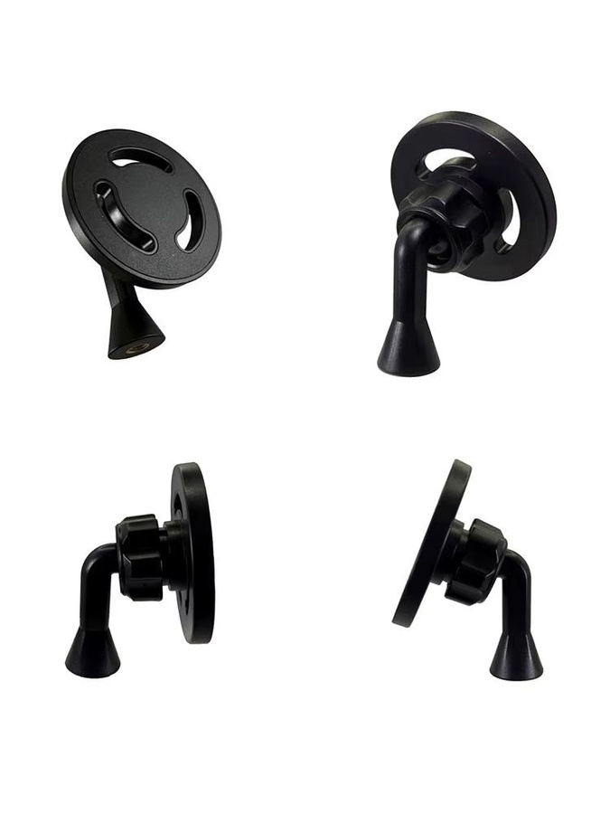 Magnetischer Telefon Stativ Mount Adapter mit 1/4 Zoll Loch für MagSafe, kompatibel mit iPhone 15 und Samsung, Farbe: Schwarz - Bild 4