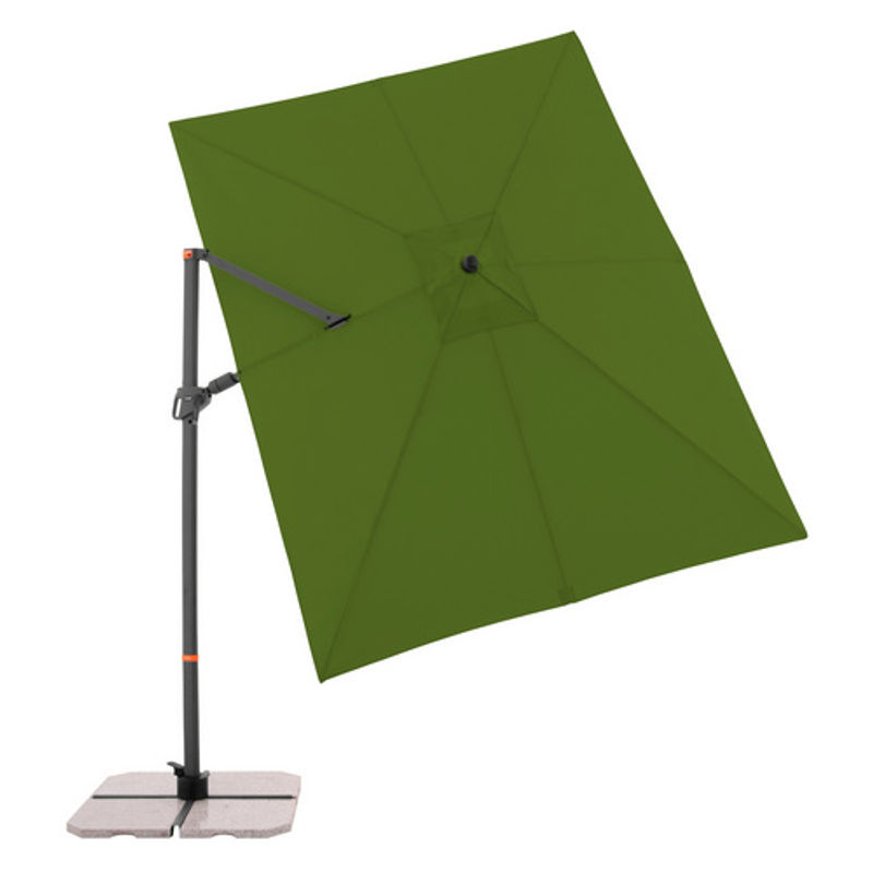 Doppler Pendelschirm MyZone in Grün mit Kurbelmechanik, B/T/H: 320 x 240 x 250 cm - Bild 3