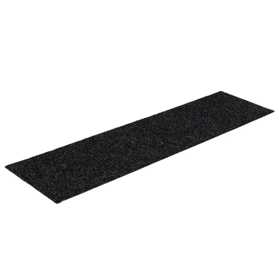 vidaXL Stufenmatten selbstklebend, 15 Stück, Schwarz, Rechteckig, B: 76 cm, T: 20 cm - Bild 2