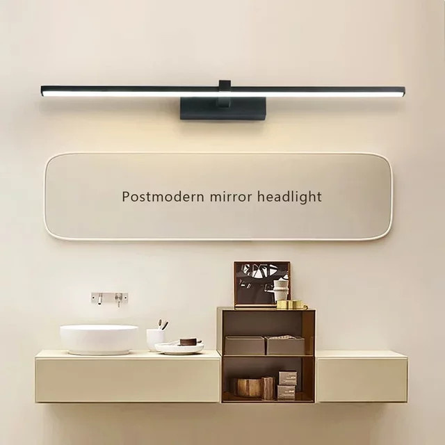 DAMIASMIL Moderne LED Wandleuchte für das Badezimmer aus Aluminium mit integriertem LED-Licht in drei Farben - Bild 1