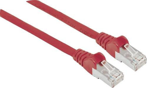 Intellinet RJ45 Patchkabel CAT 6a S/FTP Ethernet LAN Rot, Länge: 2,00 m - Bild 1