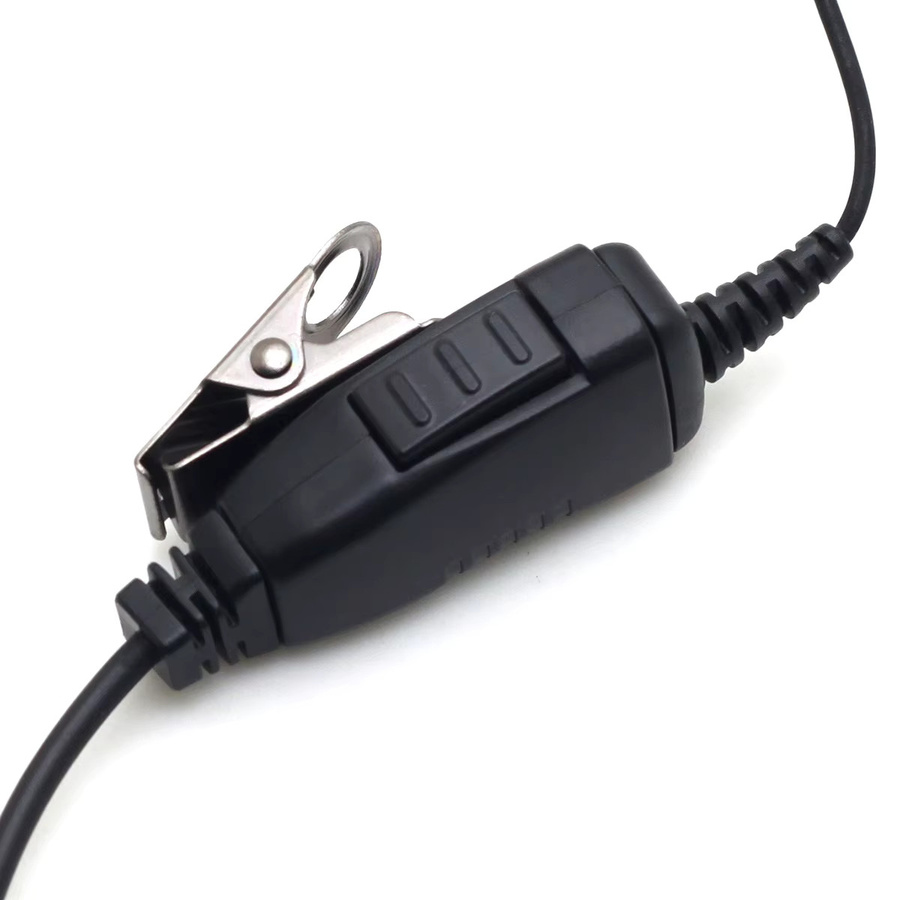 Motorola Walkie Talkie Ohrhörer mit PTT Mikrofon Headset in Schwarz für XIR P6600 P6620 DP3441e DP3661e DEP550 DEP570 XPR3300 DP2400 MTP3250 MTP3550 - Bild 2