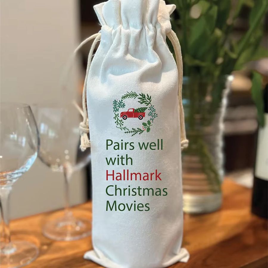 Hallmark Weihnachtsweintasche für dein Weihnachtsgeschenk und die Tischdekoration - Bild 4