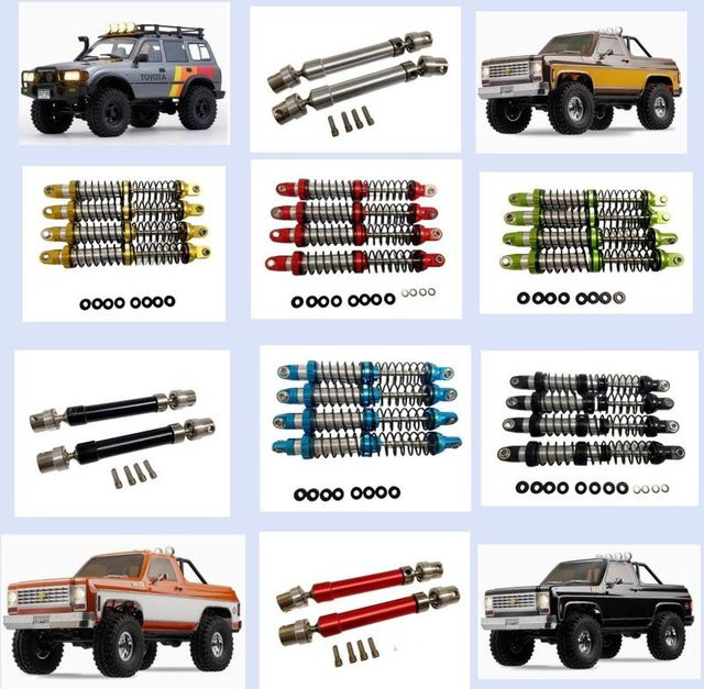 FMS Fcx10 K5 Lc80 Lu Xun Fernbedienung Geländewagen, Metall Upgrade Zubehör - Bild 1