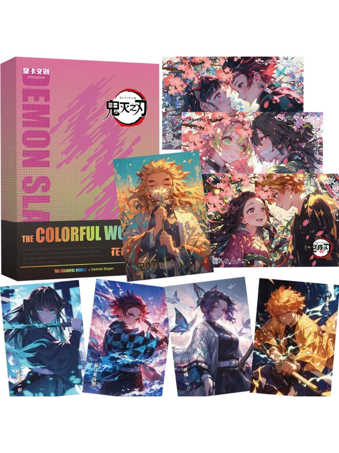 Bandai Demon Slayer Anime-Farbpapier-Sammelkarten, Set / Bundle - Bild 3