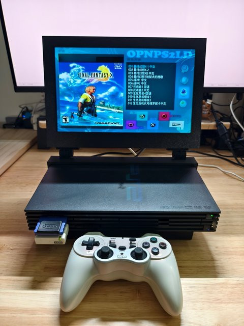 Tragbare Retro-Arcade-Spielkonsole mit 13,3 Zoll Bildschirm und Stereo-Lautsprechern in Schwarz - Bild 1